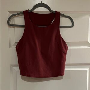 Lululemon Athletica Rust Crop Top